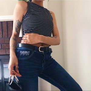 APT. 9 vintage rhinestone flare jeans